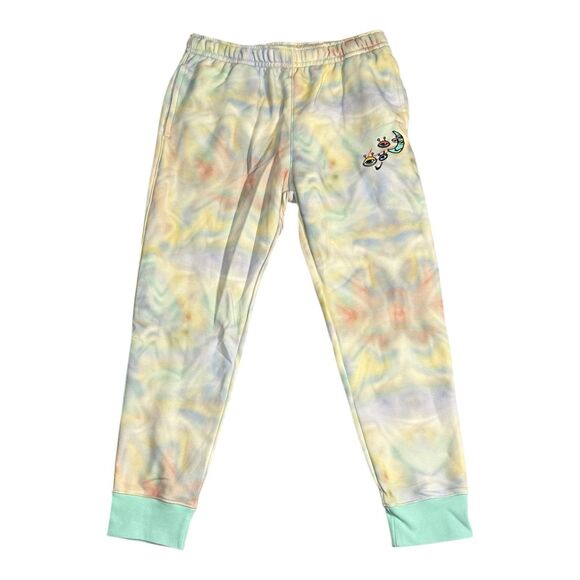 Nike Sportswear Club Fleece Joggers Large Tie-Dye Pastel Embroidered Logo NWT - Picture 2 of 6